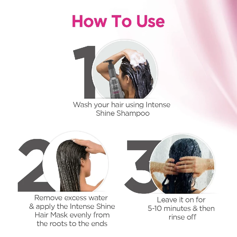 BBLUNT Intense Shine Hair Mask with Rice & Silk Protein - Image 3