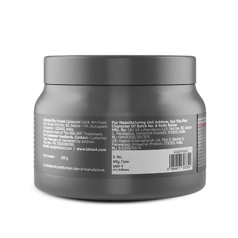 BBLUNT Intense Shine Hair Mask with Rice & Silk Protein - Image 5
