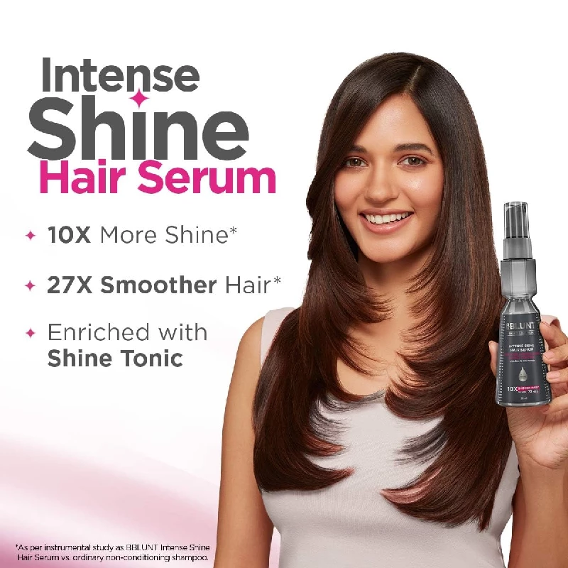 BBLUNT Intense Shine Hair Serum with Rice & Silk Protein for Shinier Hair - Image 4