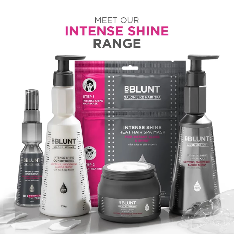 BBLUNT Intense Shine Heat Hair Spa Mask with Rice & Silk Protein - Image 5