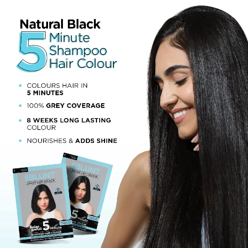 BBLUNT Natural Black 5 Minute Shampoo - Image 3