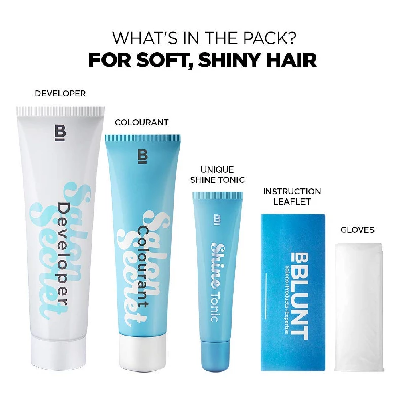 BBLUNT Salon Secret High Shine Creme Hair Colour-Coffee Natural Brown 4.31 and Wine Deep Burgundy 4.20 with Shine Tonic - Image 3