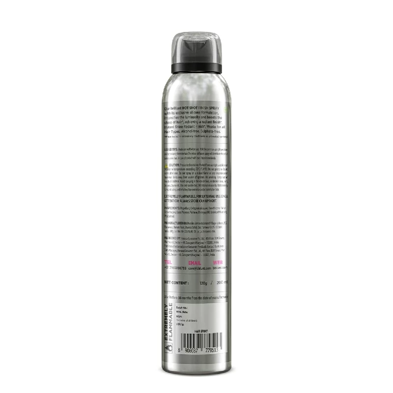 BBLUNT Hot Shot Finish Spray For Radiant Shine - Image 2