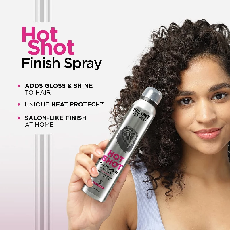 BBLUNT Hot Shot Finish Spray For Radiant Shine - Image 3
