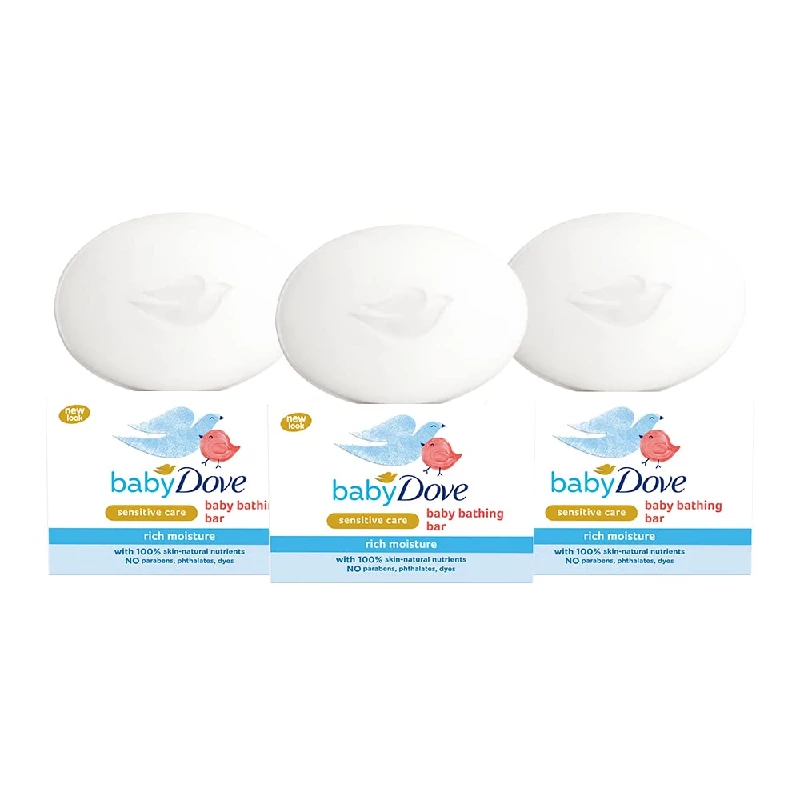 Baby Dove Rich Moisture Bathing Soap (combo Of 3)