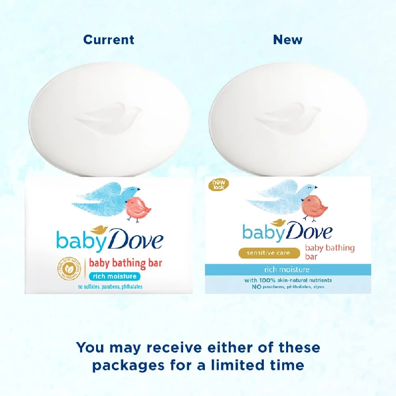Baby Dove Rich Moisture Bathing Soap (Combo of 3) - Image 7