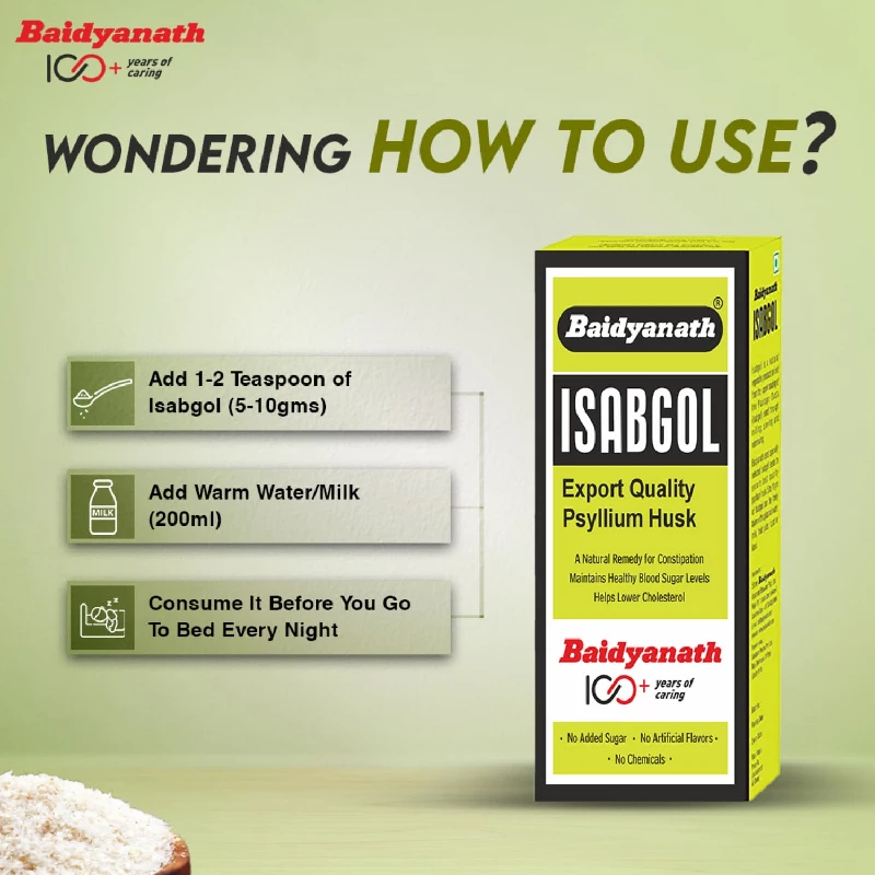 Baidyanath Isabgol-Psyllium Husk Powder - Image 4