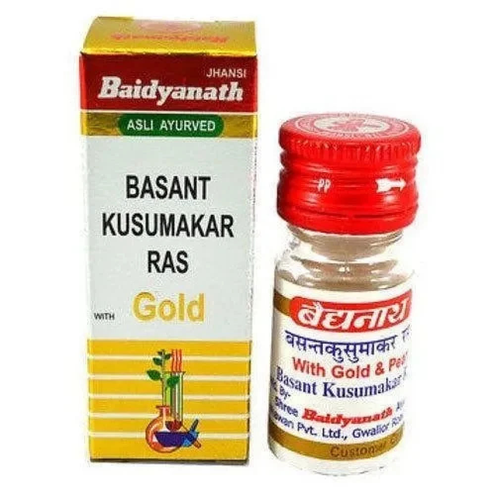 Baidyanath Jhansi Basant Kusumakar Ras Gold - Image 1