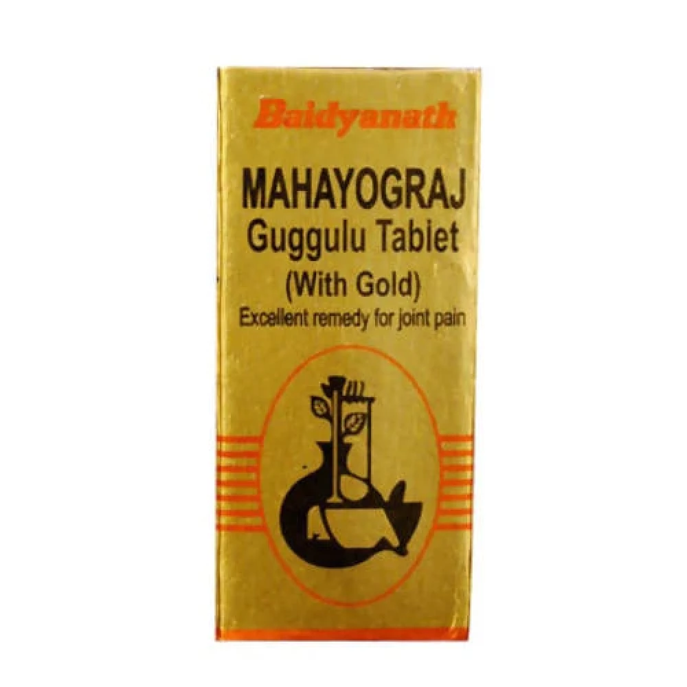 Baidyanath Mahayograj Guggulu Tablet (with Gold) - Image 1
