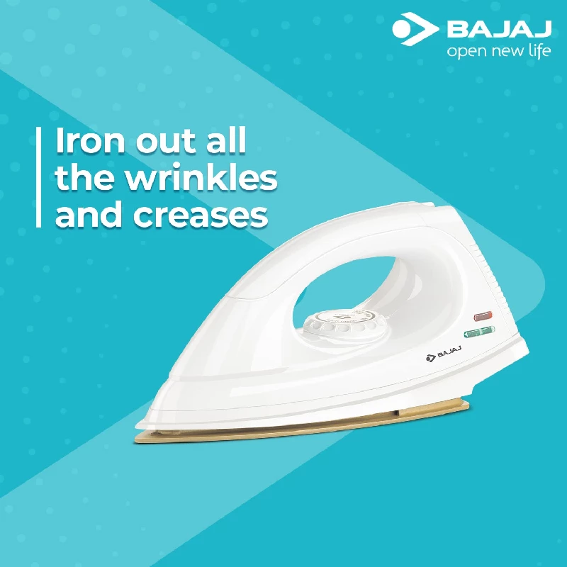 Bajaj 1000 Watts Dry Iron - Image 7