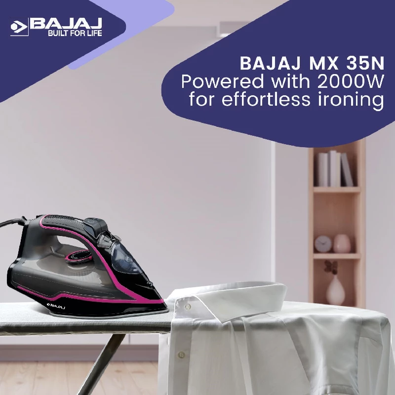 Bajaj ABS Mx-35N 2000 Watts Steam Iron - Image 2