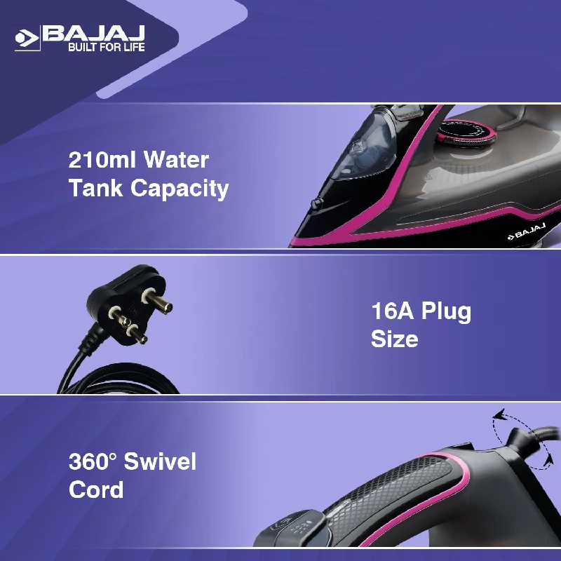 Bajaj ABS Mx-35N 2000 Watts Steam Iron - Image 3