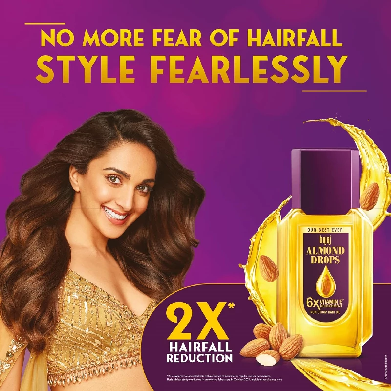 Bajaj Almond Drops Hair Oil - Image 3