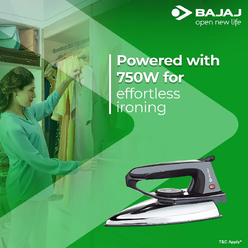 Bajaj DX-2 600 Watts Dry Iron - Image 2
