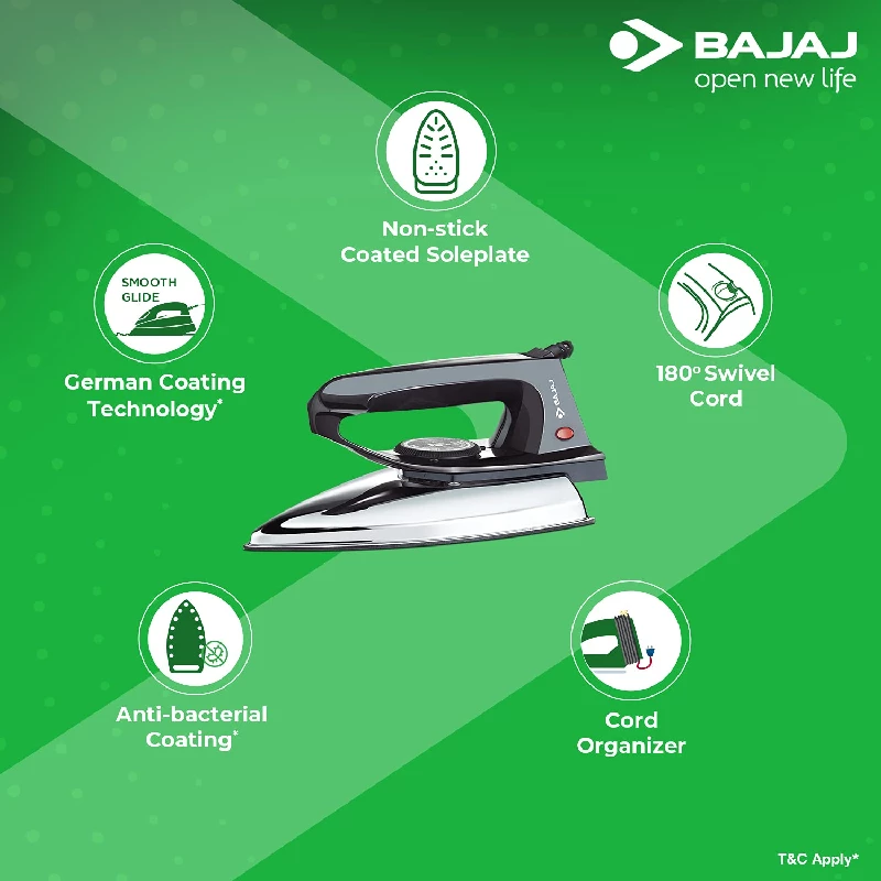 Bajaj DX-2 600 Watts Dry Iron - Image 3