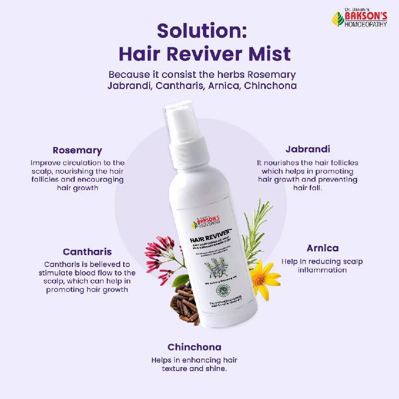 Bakson's Homeopathy Hair Reviver - Image 2