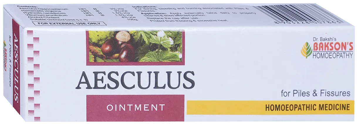 Bakson's Homoeopathy Aesculus Ointment - Image 2
