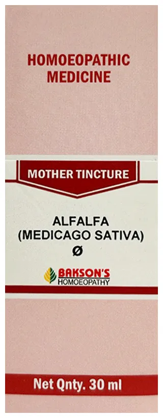 Bakson's Homoeopathy Alfalfa Mother Tincture Q