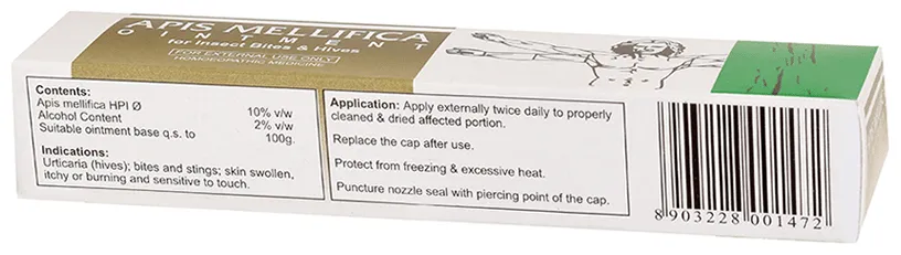 Bakson's Homoeopathy Apis Mellifica Ointment - Image 2