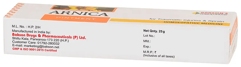 Bakson's Homoeopathy Arnica Ointment - Image 3