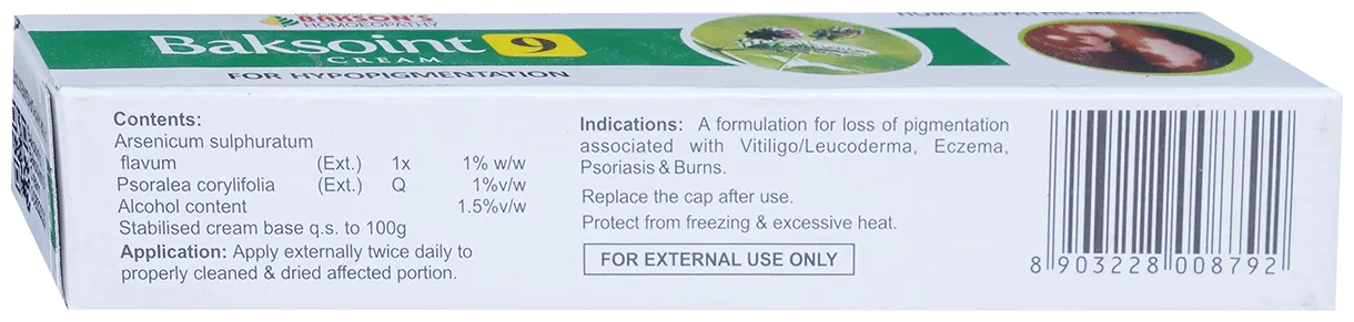 Bakson's Homoeopathy Baksoint 9 Cream - Image 3