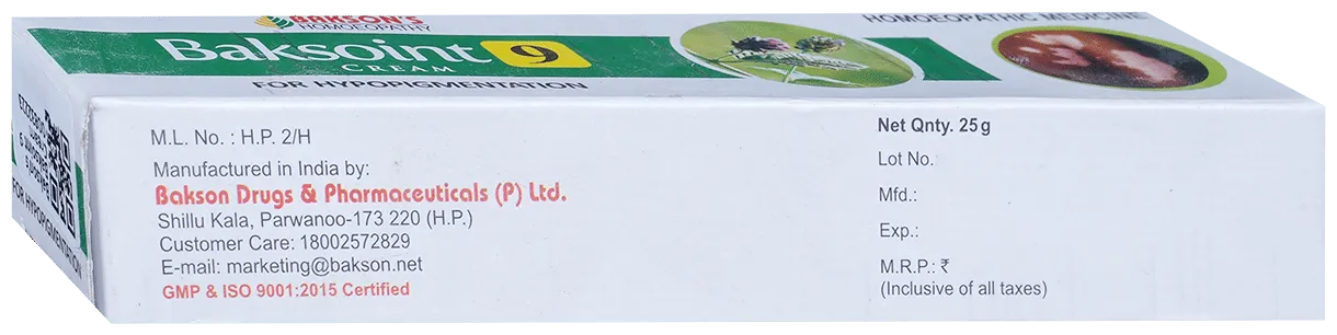 Bakson's Homoeopathy Baksoint 9 Cream - Image 4