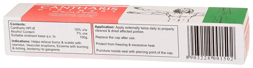 Bakson's Homoeopathy Cantharis Ointment - Image 2