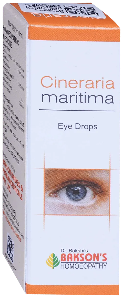 Bakson's Homoeopathy Cineraria Maritima Eye Drop - Image 2