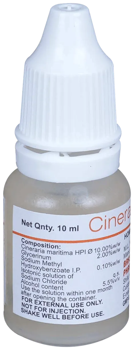Bakson's Homoeopathy Cineraria Maritima Eye Drop - Image 5