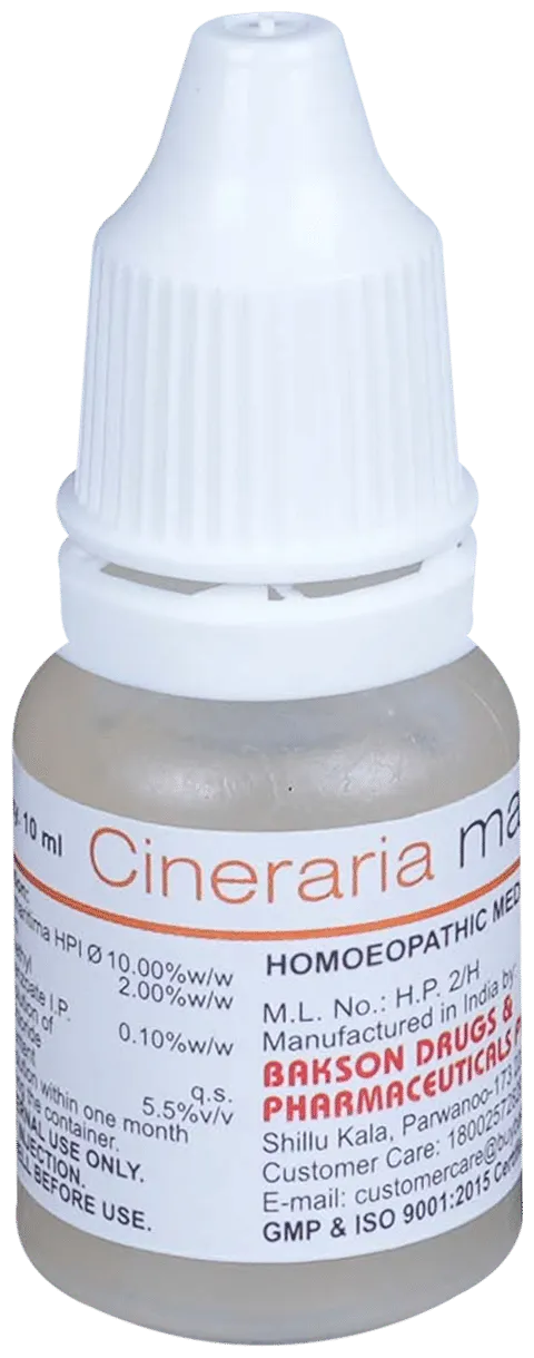 Bakson's Homoeopathy Cineraria Maritima Eye Drop - Image 6