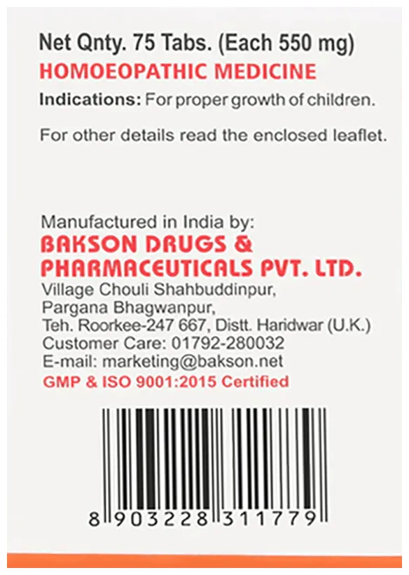 Bakson's Homoeopathy Hite Aid Tablet - Image 2
