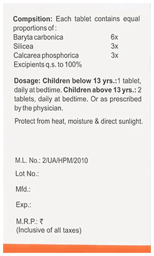 Bakson's Homoeopathy Hite Aid Tablet - Image 3