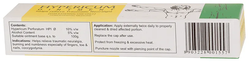 Bakson's Homoeopathy Hypericum Ointment - Image 2