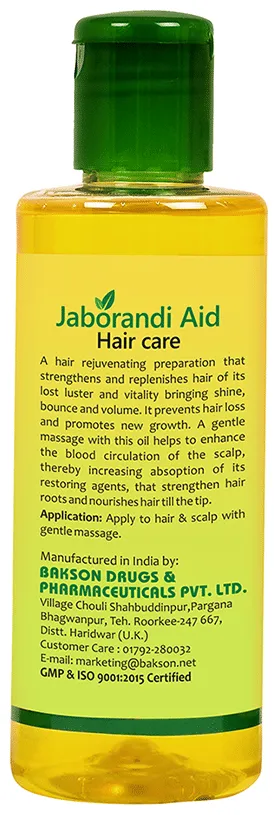Bakson's Homoeopathy Jaborandi Aid Hair Care - Image 3