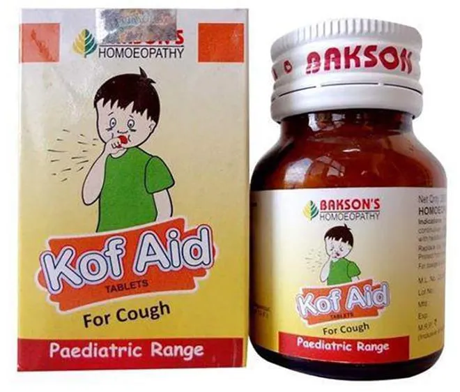 Bakson's Homoeopathy Kof Aid Paediatric Tablet 25 Gm