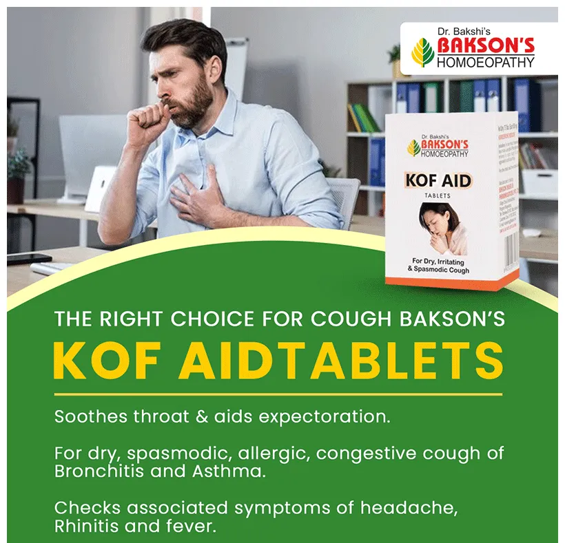 Bakson's Homoeopathy Kof Aid Tablet - Image 3