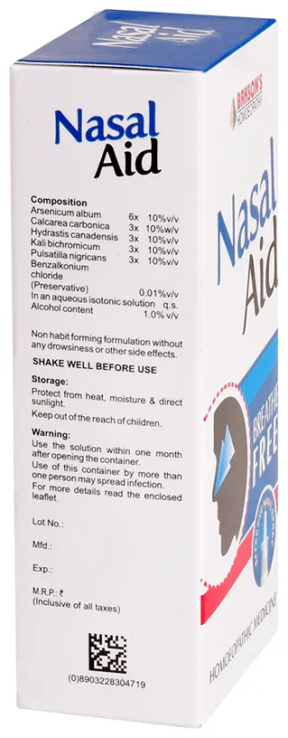Bakson's Homoeopathy Nasal Aid Spray - Image 3