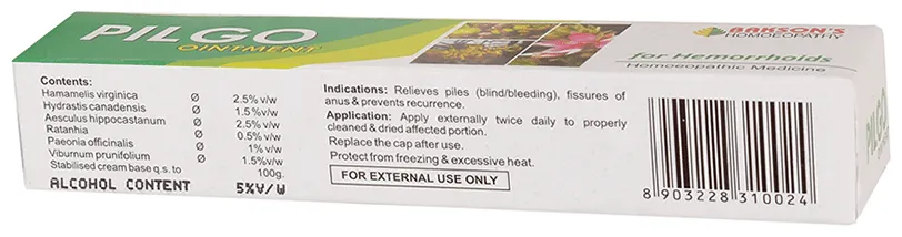 Bakson's Homoeopathy Pilgo Ointment - Image 2