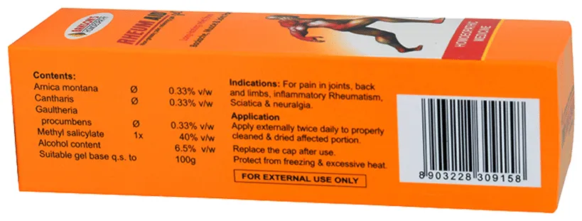 Bakson's Homoeopathy Rheum Aid Gel - Image 3