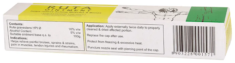 Bakson's Homoeopathy Ruta Ointment - Image 2