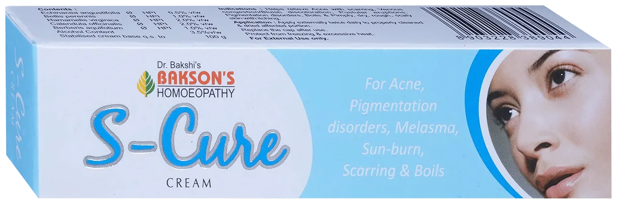 Bakson's Homoeopathy S-Cure Cream - Image 2