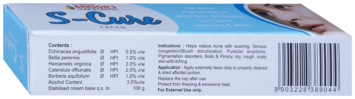 Bakson's Homoeopathy S-Cure Cream - Image 3