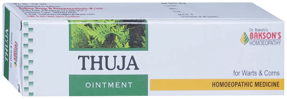 Bakson's Homoeopathy Thuja Ointment - Image 2