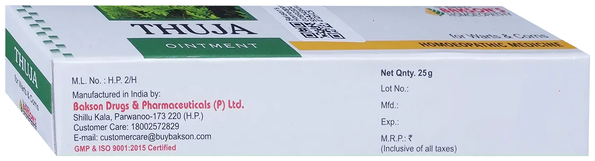 Bakson's Homoeopathy Thuja Ointment - Image 3