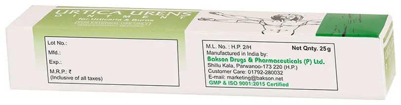 Bakson's Homoeopathy Urtica Urens Ointment - Image 3