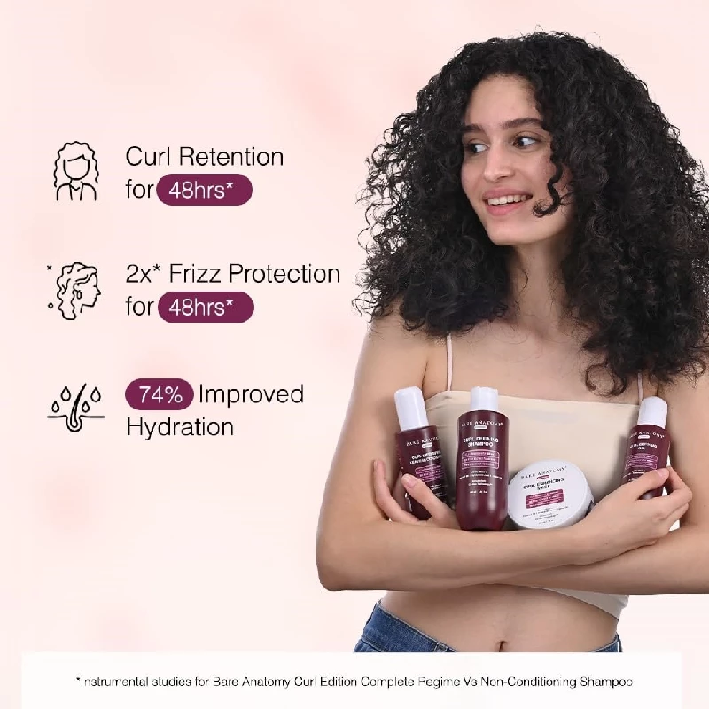 Bare Anatomy Curl Defining Shampoo & Curl Enhancing Hair Mask - Image 2