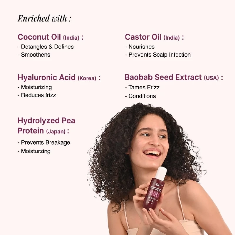 Bare Anatomy Curl Defining Shampoo & Curl Intensifying Leave In Conditioner Cream - Image 2