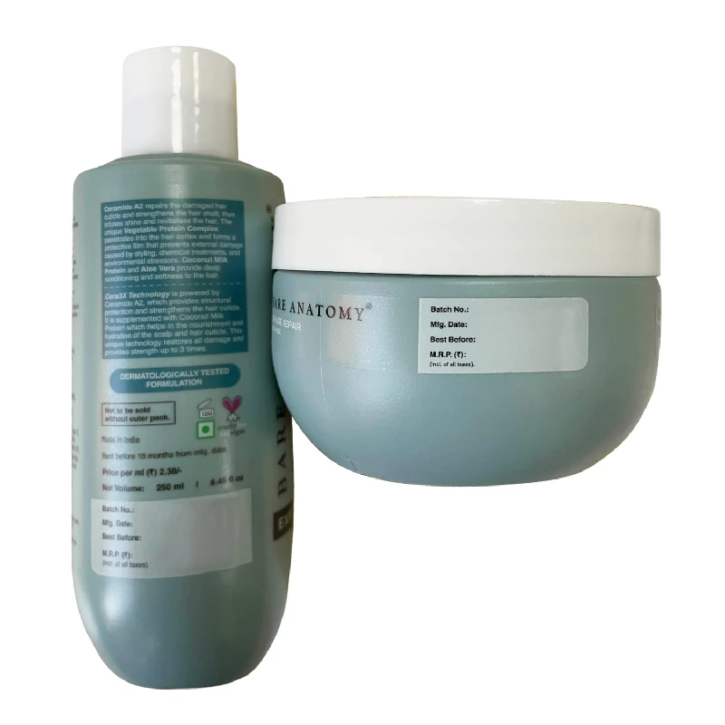 Bare Anatomy Damage Repair Shampoo & Damage Repair Hair Mask - Image 3