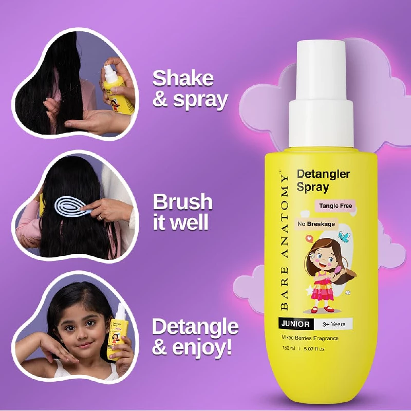 Bare Anatomy Junior Detangler Hair Spray - Image 2