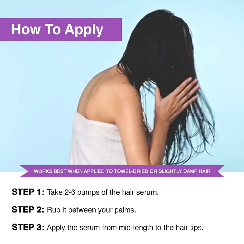 Bare Anatomy Ultra Smoothing Hair Serum For Dry & Frizzy Hair - Image 4